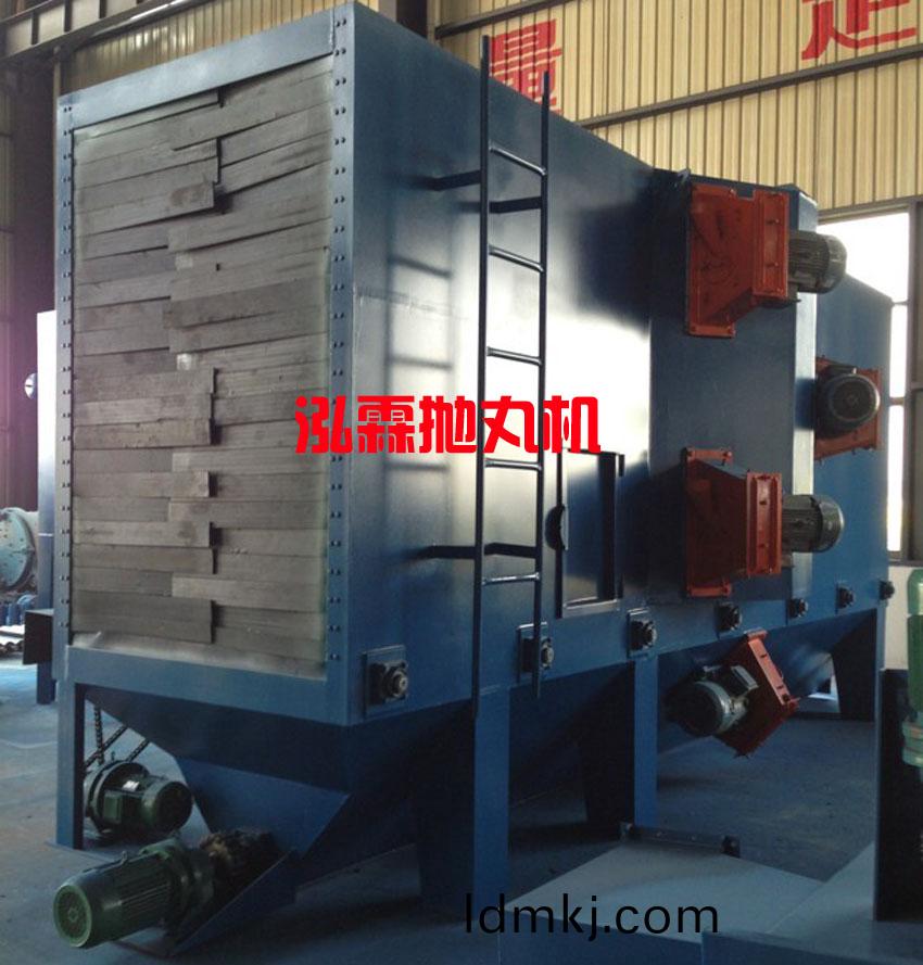 H型(xing)鋼抛丸機(ji)加工車間(jian)圖片(pian)