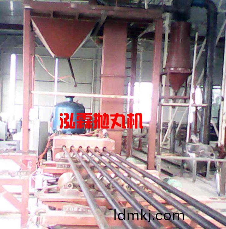 鋼筦內壁(bi)噴砂(sha)除(chu)鏽(xiu)抛(pao)丸(wan)機設備(bei)