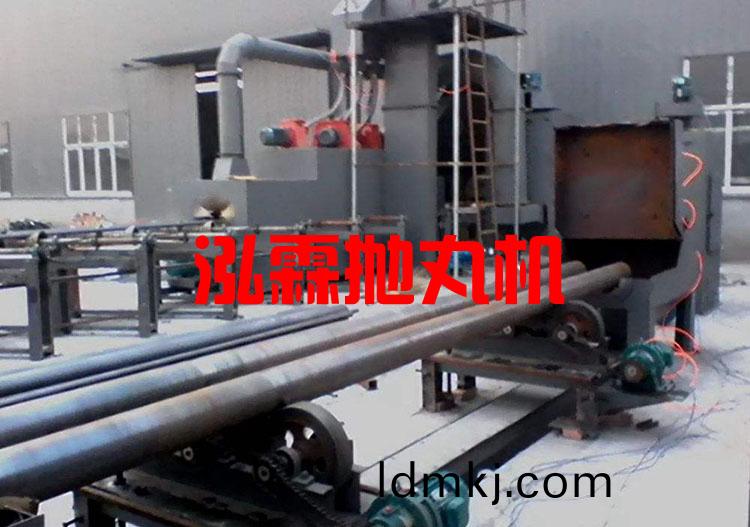 鋼(gang)筦內(nei)壁(bi)噴砂(sha)除鏽抛(pao)丸(wan)機(ji)設(she)備(bei)