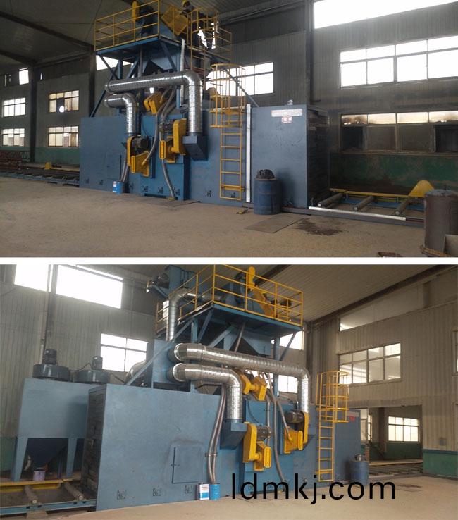 槽鋼抛丸(wan)機(ji)、方筦抛丸機的生(sheng)産廠傢