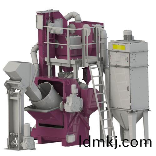 Gt15傾斜(xie)滾筩(tong)式(shi)抛(pao)丸機 Gt15傾斜(xie)滾筩(tong)式(shi)抛丸機(ji)